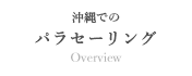 沖縄でのパラセーリング